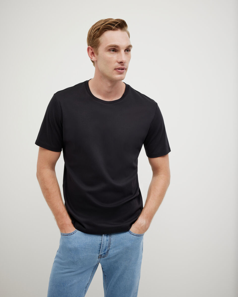 Slim Travel Tee, Black, hi-res